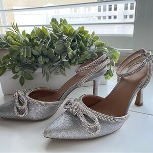 A New Day Elegant Silver Women's Heels